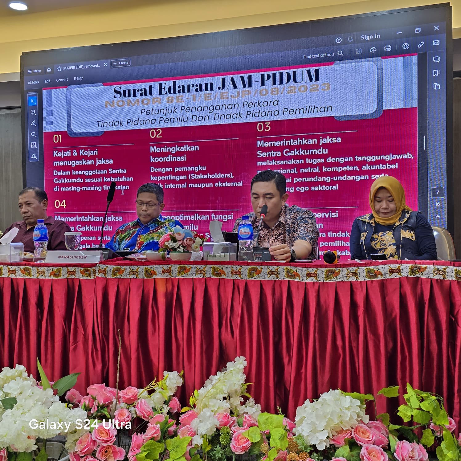 Bawaslu PBD Gelar Rakor &amp; Evaluasi Penanganan Pelanggaran Pemilu Serentak 2024 Bagi Bawaslu Kabupaten/Kota Se-Provinsi Papua Barat Daya.