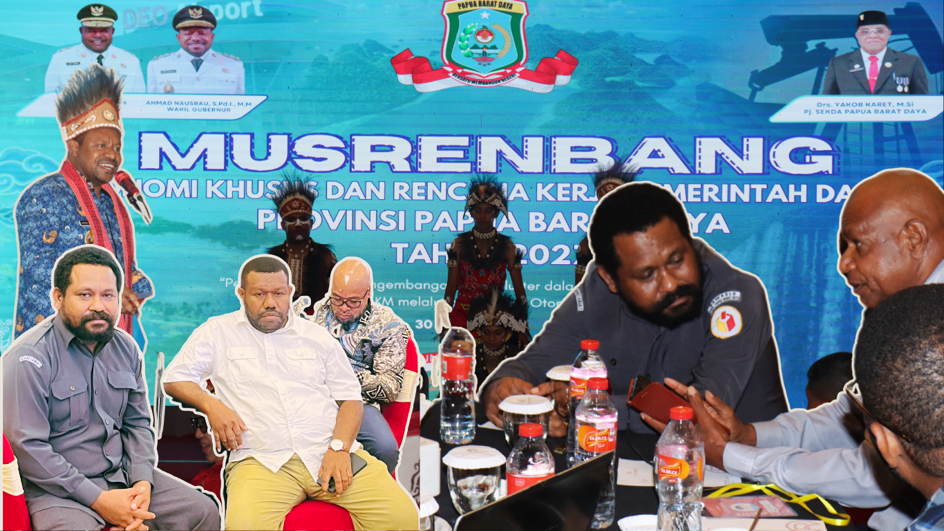 Farli Sampetoding Rego - Ketua Bawaslu PBD menghadiri kegiatan Musrembang Otsus Papua Barat Daya 2027