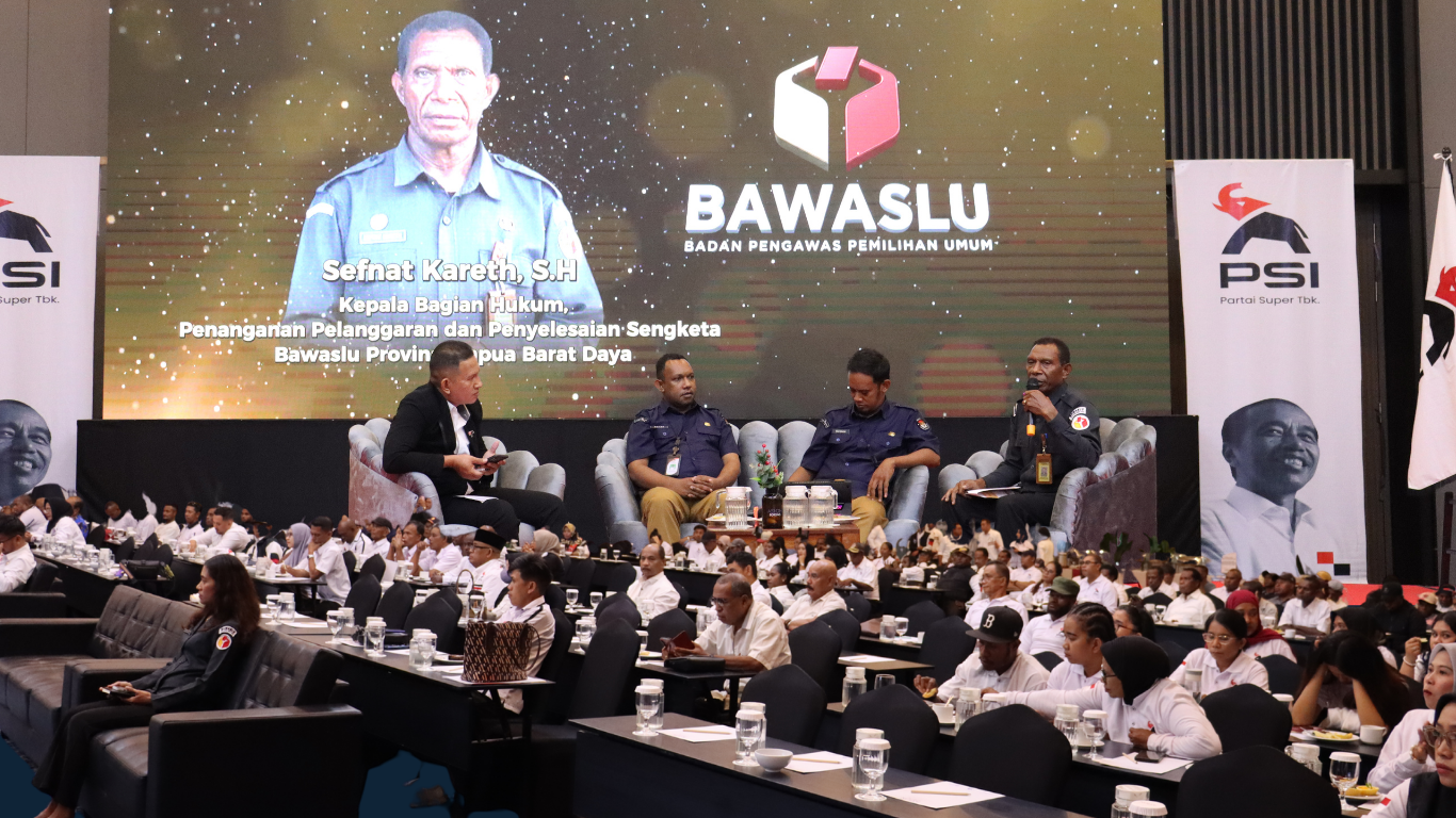 Sefnat Kareth - kabag HPPPS Bawaslu PBD - Rakorwil PSI 