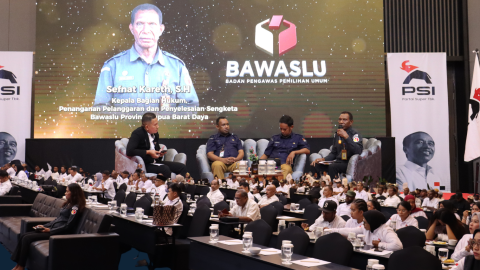 Sefnat Kareth - kabag HPPPS Bawaslu PBD - Rakorwil PSI 