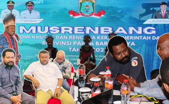 Farli Sampetoding Rego - Ketua Bawaslu PBD menghadiri kegiatan Musrembang Otsus Papua Barat Daya 2027