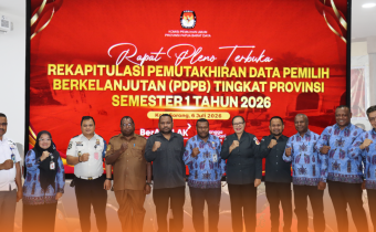 Pemutakhiran Data Pemilih Berkelanjutan (PDPB) Tingkat Provinsi Papua Barat Daya Semester I Tahun 2026