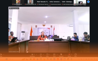 Tangkapan Layar, Rakor Bawaslu Provinsi bersama Bawaslu Kabupaten/kota se-Papua Barat Daya, Kamis (24/09/2026)